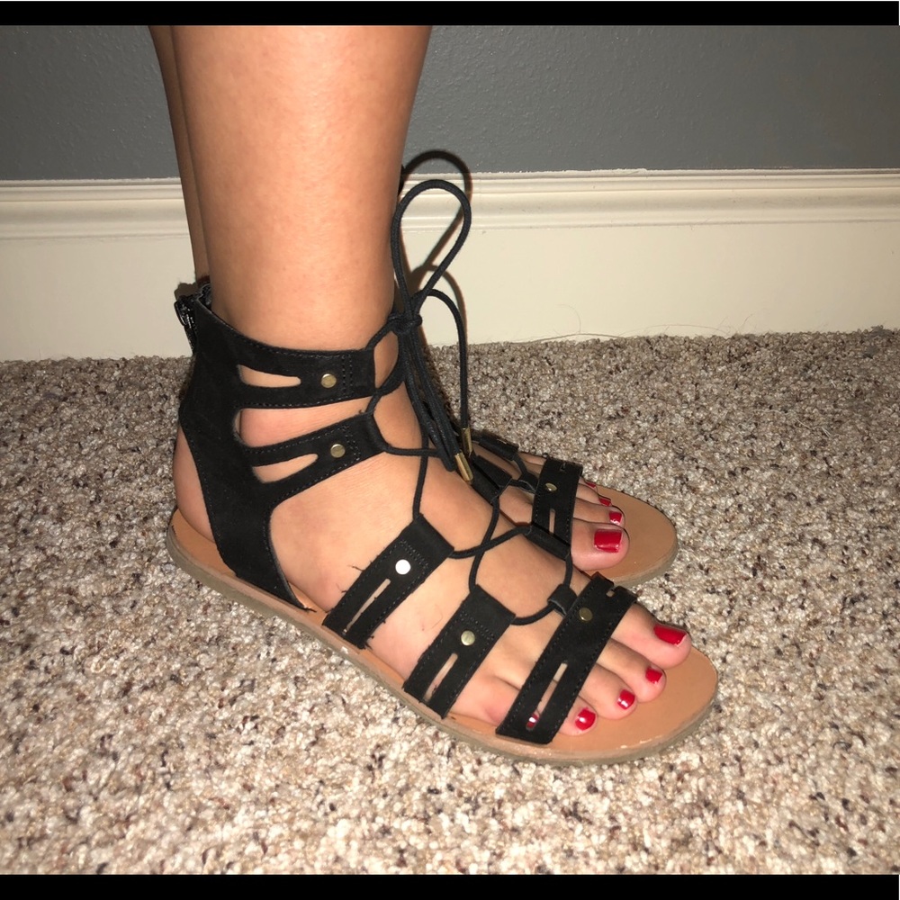 Black Sandals from Target